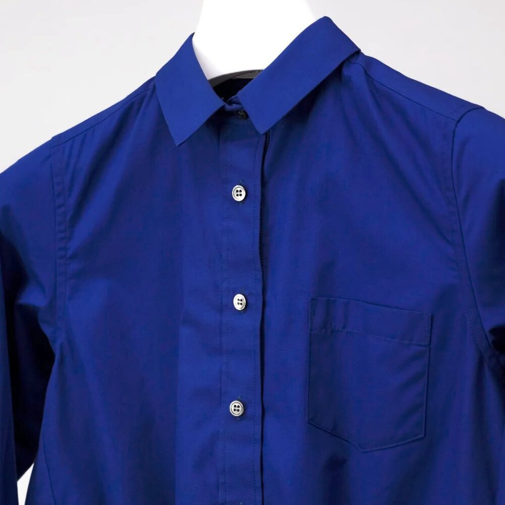 Sacai Luck SS/15 Blue Drawstring Button Up Shirt - Picture 3 of 13